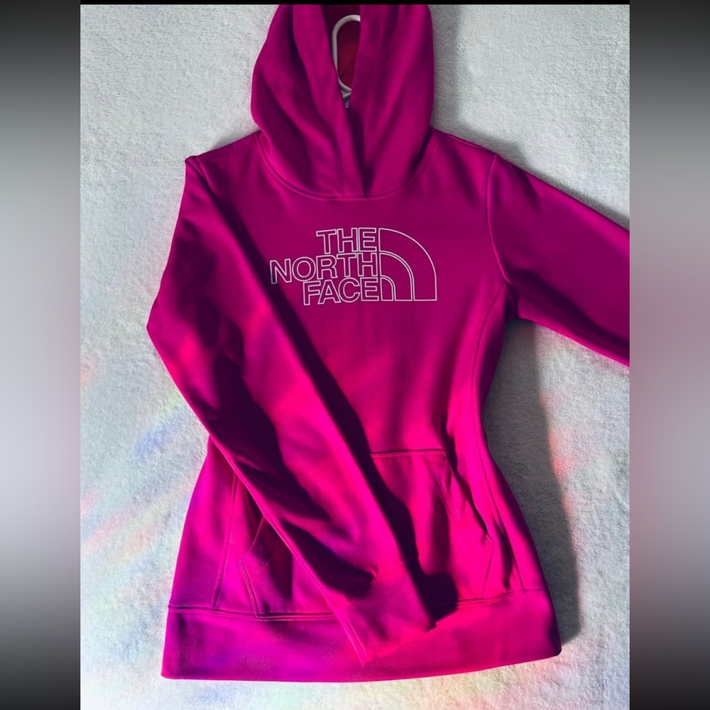 The North Face Magenta Pink Hoodie Sweater